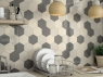 Scale Hexagon White 0