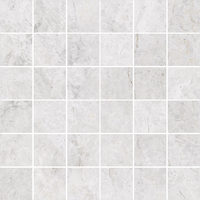 Мармори мозаика кремовая 5x5 см, сетка 30х30 см