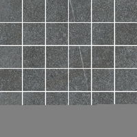 Napoli мозаика антрацит 5х5 (сетка 297х297 мм)